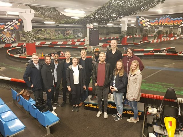 Fart og spenning på gokart med Trainee Sør!