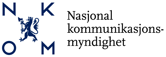 Logo: Nasjonal kommunikasjons- myndighet (Nkom)